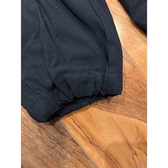 Athleta joggers black snap closure elastic at ankle back pockets women’s size 8 - Picture 6 of 13
